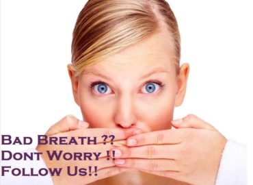 Avoiding bad breath